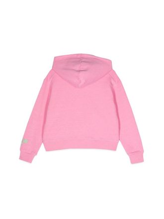 Dsquared2 Logo-Embroidered Cotton Hoodie - Pink