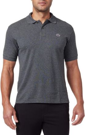 Lacoste Classic Fit Cotton Blend Polo in Bitume Neps at Nordstrom, Size 5