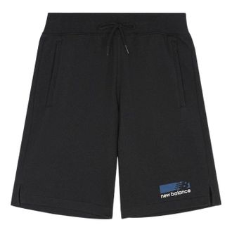 New Balance Sport Bold Logo Shorts Asia Sizing Black MS21900-BM