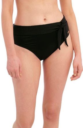 Fantasie Ottawa High Waist Bikini Bottoms in Black at Nordstrom, Size Xx-Large