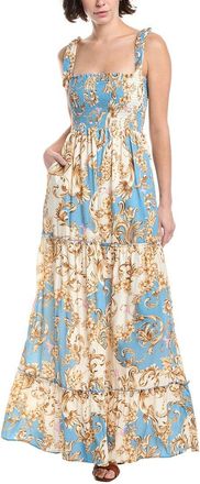 Agua Bendita Lucery Blush Maxi Dress