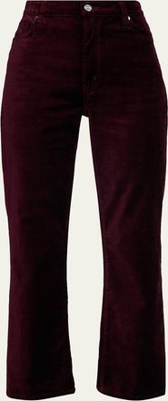 Frame Denim Le Sleek Straight Velvet Jeans