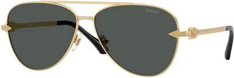 Versace unisex, Accessoires, Geel, Maat: 61 MM