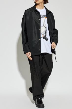 Moschino T-shirt With Print, Mens, White