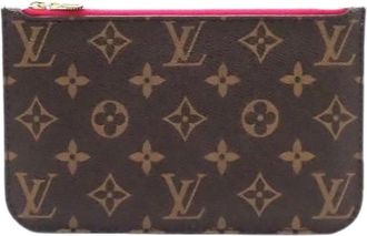 Louis Vuitton Pre-owned Clutches, female, Brown, Size: ONE SIZE Pre-owned Canvas Clutch