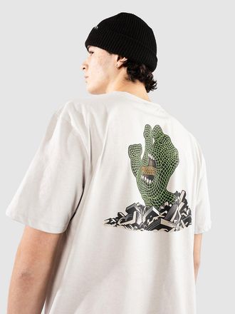 Santa Cruz BT Kendall Grid Hand T-Shirt grigio