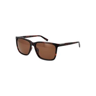 Timberland Sunglasses, male, Brown, Size: ONE SIZE Brown Square Polarized Sunglasses