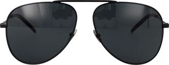 Saint Laurent Sunglasses, unisex, Black, Size: 59 MM SL 800 Aviator Sunglasses