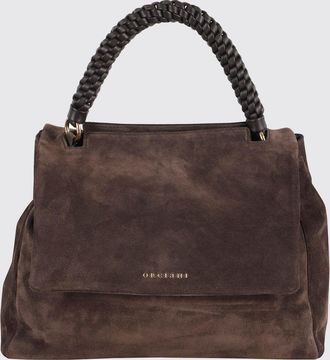 Orciani Borsa a mano in pelle scamosciata Orciani