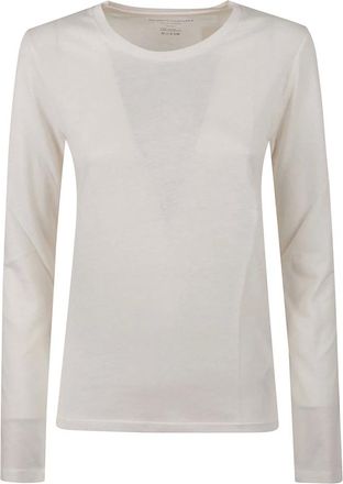 Majestic Filatures H26M005Fts 008 Top de Manga Larga - Tops - Mujer - Beige - L
