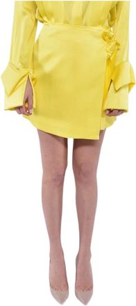 MVP Wardrobe Mujer, Faldas, Amarillo, Talla: S