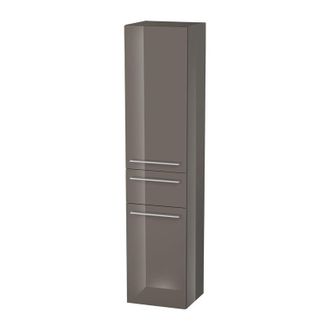 Duravit Duravit X-large Armario Alto 1131, 2 Puertas De Madera, 1 Caj&oacute;n Central, Con Bisagra A La Derecha, 400mm, Color (frente/cuerpo): Laca De Color Gris Fr