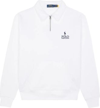 Polo Ralph Lauren Felpa con zip - Bianco