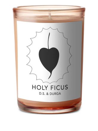 D.S. & Durga Holy Ficus Leaf geurkaars (200 g) - Beige