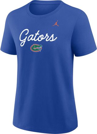 Nike Jordan Womens Florida Script Mantra Logo Jordan College T-Shirt in Blue | 01K94EVUFN-35F