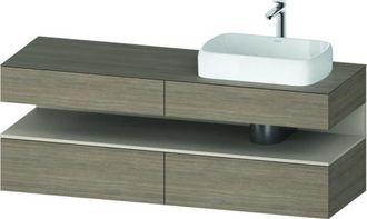 Duravit Qatego Consola Mueble Bajo Lavabo, 2 Extensiones, 2 - Duravit