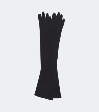 Magda Butrym Jersey gloves
