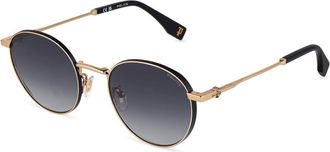 Police SPLU73 FORCE 10 0302 Mens Sunglasses Size 52
