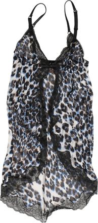Roberto Cavalli Leopard Babydoll Chemise Womens Underwear