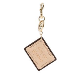 Anya Hindmarch Keyrings, female, Brown, Size: ONE SIZE Choco Leibniz Charm