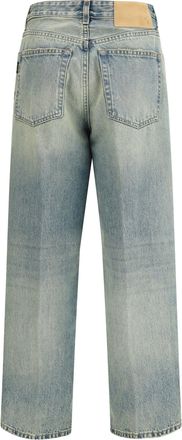 Haikure Womens Straight-Leg Jeans Earth Blue Cotton