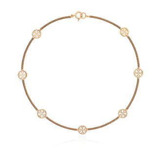 Tory Burch Accessoires, Dames, Geel, ONE Size, Miller Pav&eacute; Ketting