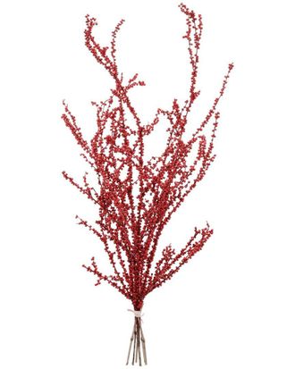 Melrose International Set Of 2 Berry Twig Bundle