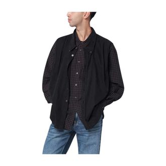 Our Legacy Light Jackets, male, Black, Size: L Camicia Manica Lunga