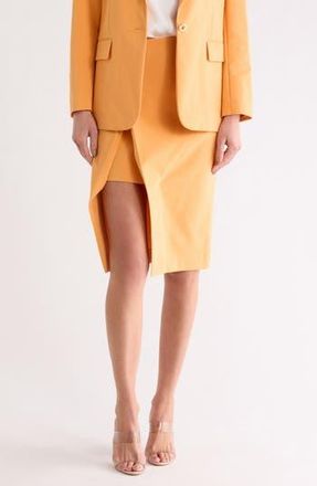 Maje Jirange Skirt in Orange at Nordstrom Rack, Size 10 Us / 42 Eu