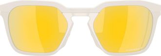 Oakley HSTN SQ 54mm Prizm Polarized Square Sunglasses in Matte Mist /Prizm 24K at Nordstrom