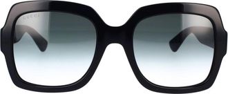 Gucci Zonnebril - Dames - Zonnebrillen - Zwart - 54 MM - Accessoires
