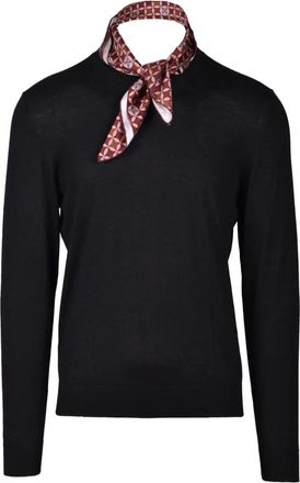 Wild Cashmere Zijde Kasjmier Trui - Heren - Ronde hals truien - Zwart - L - Kasjmier - Truien & Vesten
