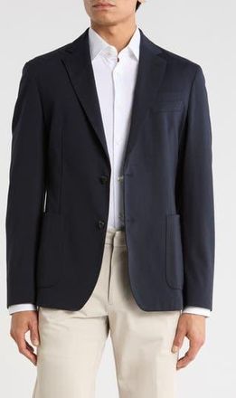 BOSS Hanry Cotton Blend Sport Coat in Dark Blue at Nordstrom Rack, Size 38 Regular