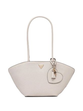 Guess Co Bolena schoudertas met hartbedel - Beige