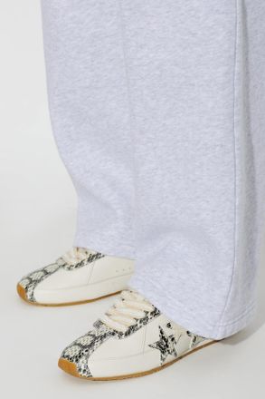 Amiri Lizard Pacific Flat Sports Shoes, Womens, Cream