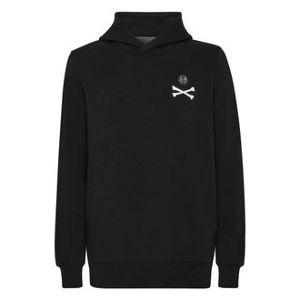 Philipp Plein Heren, Sweatshirts & Hoodies, Zwart, Maat: 3XL Katoen