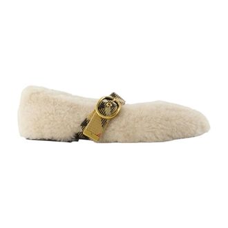 Burberry Zapatos Bailarina Robin - Shoes - Mujer - Beige - 35 EU