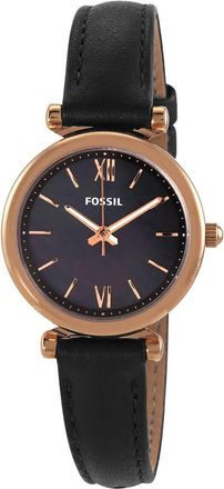 Fossil Carlie Mini Quartz Black Dial Ladies Watch ES4700