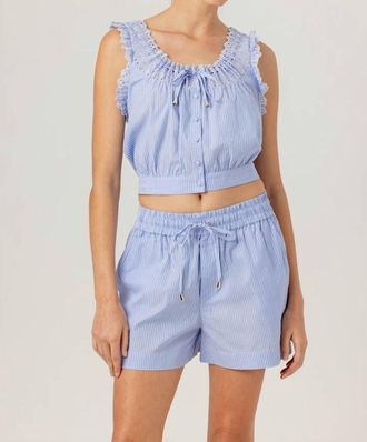 Sundays Eloise Shirt In Blue Stripe