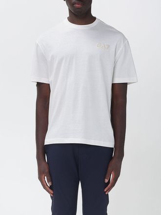 Emporio Armani T-shirt a girocollo in cotone stampata