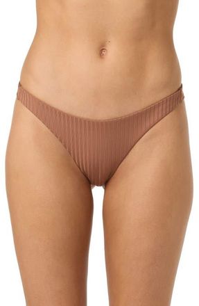 O'Neill Shorebreak Hermosa Rib Bikini Bottoms in Carob Brown at Nordstrom, Size Xx-Large