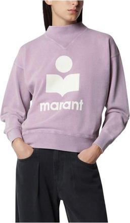 Isabel Marant Moby Sweatshirt - Dames - Sweatshirts - Roze - S - Katoen - Hoodies & sweatvesten