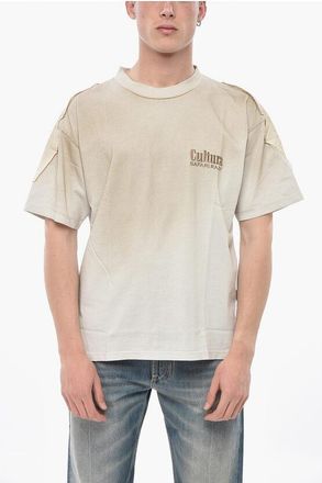 Cultura Crewneck T-Shirt SAFARI RALLY With Patches And Embroidered L size M