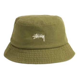St&uuml;ssy Stock Bucket Hat Olive 1321290-OLIV