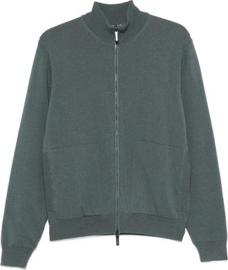 Drumohr zip-up cardigan - Grey