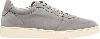 Scarosso Agostino Suede Sneakers - Heren - Sneakers - Grijs - 46 EU - Katoen - Schoenen