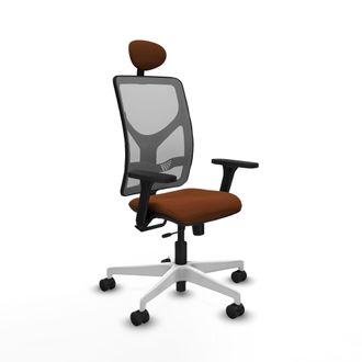 Piqueras y Crespo Silla De Oficina Piqueras Y Crespo Motilla Marr&oacute;n Cuero Sint&eacute;tico