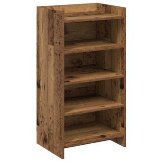 vidaXL Armario Zapatero Madera Envejecida 48 X 36 X 92 Cm Vidaxl