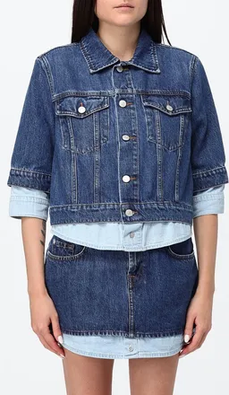 7 For All Mankind Giacca in denim di cotone