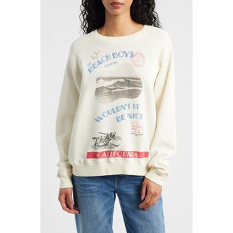Daydreamer The Beach Boys Graphic Sweatshirt in Stone Vintage at Nordstrom, Size X-Large